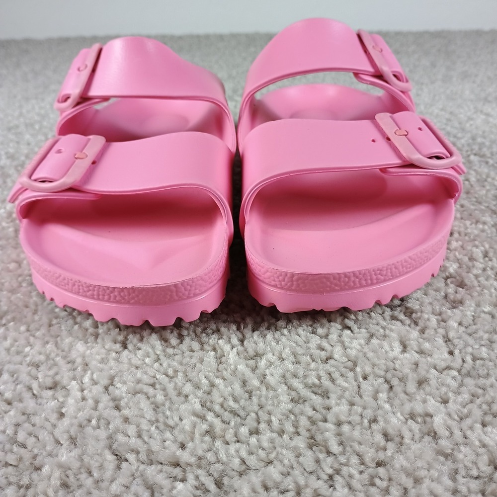 New Birkenstock Two Strap EVA Pink Sandals Women's Size 40 US 9 9.5 - Picture 2 of 8
